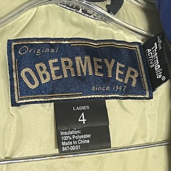 Obermeyer Womens Adirondack Blue Parka Ski Snowboard Blue Jacket 4 - Picture 4 of 16